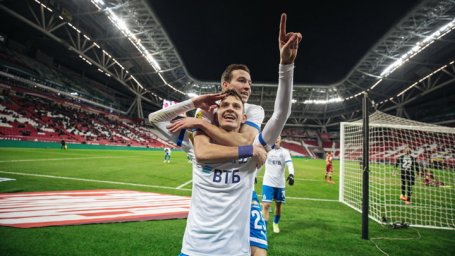 "Динамо" одержало третью победу кряду, обыграв на выезде "Рубин"